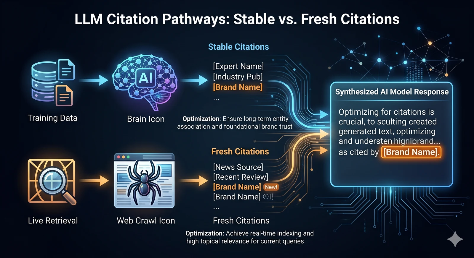 LLM citation pathways